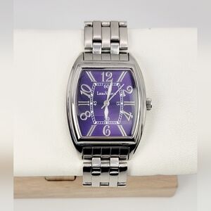 Legra Valencia LVC055M-NV1 Purple Dial Tonneau Quartz Watch